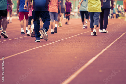 people Walking exercise.