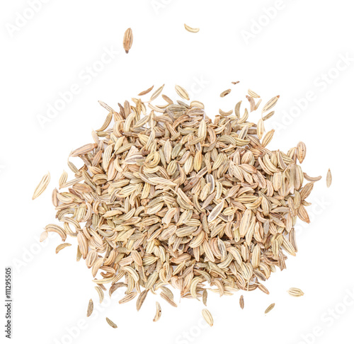 fennel seeds isolated