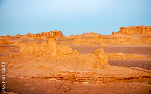 Sand castles in Kaluts, Iran