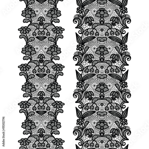 Lacy vintage trims. 