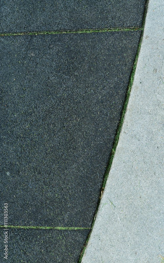 Fototapeta premium Black and white terrazzo cement floor