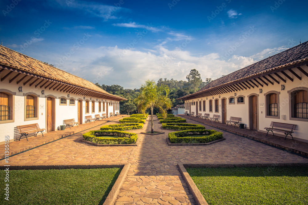 Fototapeta premium Farm house colonial style