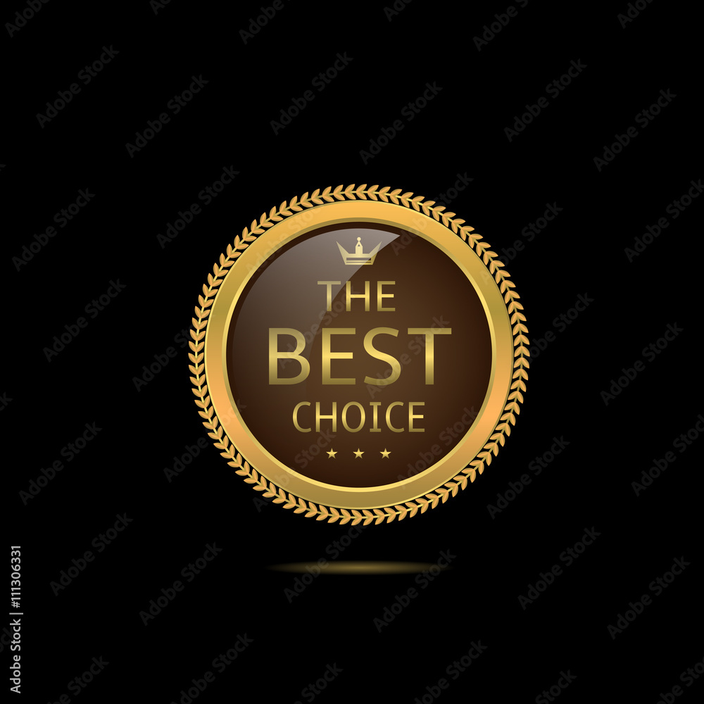 Best choice label Best choice label