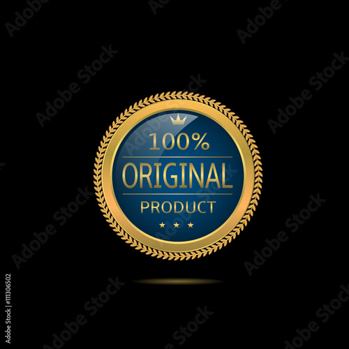 Original product label