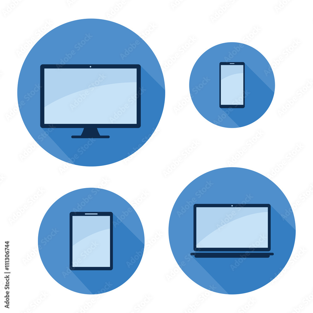 monitor phone tablet laptop icon set monitor phone tablet laptop icon set