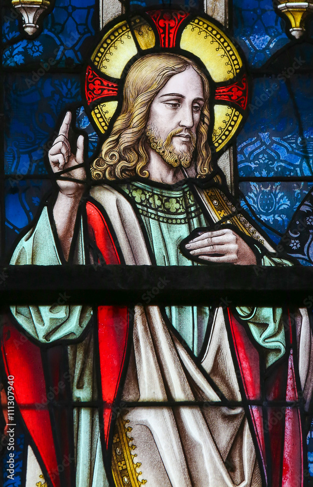 Stained Glass - Sermon on the Mount