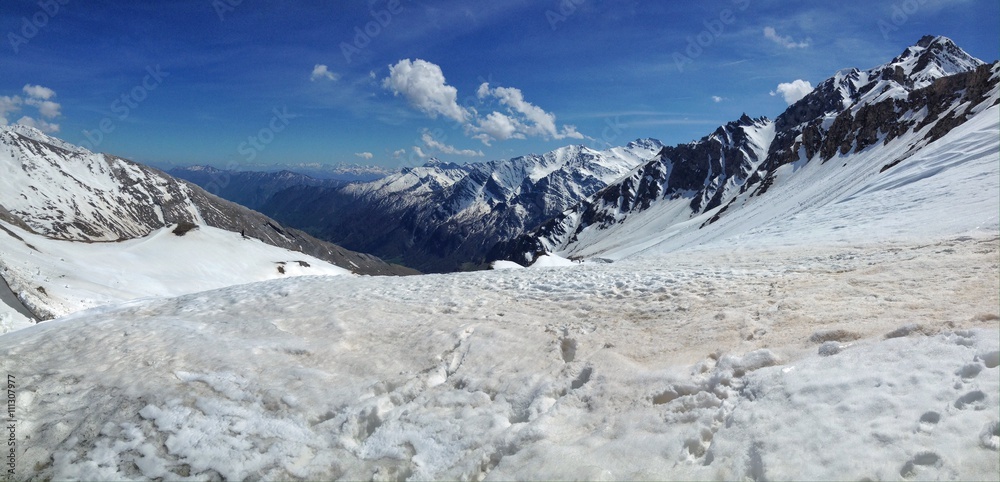 panorama delle Alpi Cozie