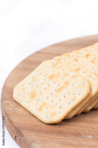 Cheese snacks on the wooden board