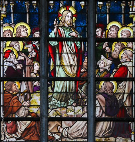 Stained Glass - Sermon on the Mount