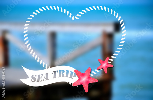 Sea trip - summer poster