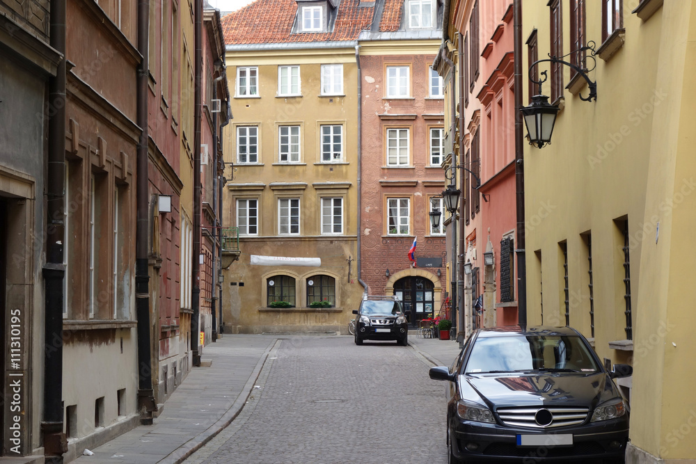 Naklejka premium Stare Miasto w Warszawie