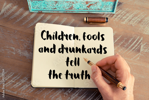 Handwritten quote as inspirational concept image