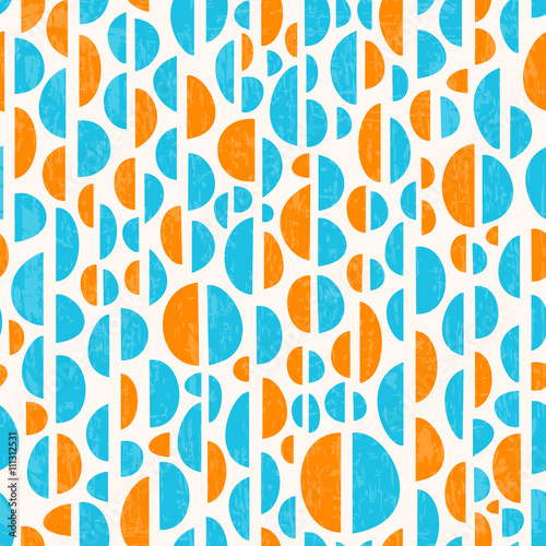 Obraz na płótnie Retro seamless pattern w salonie
