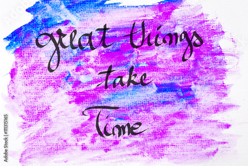 Inspirational abstract water color background
