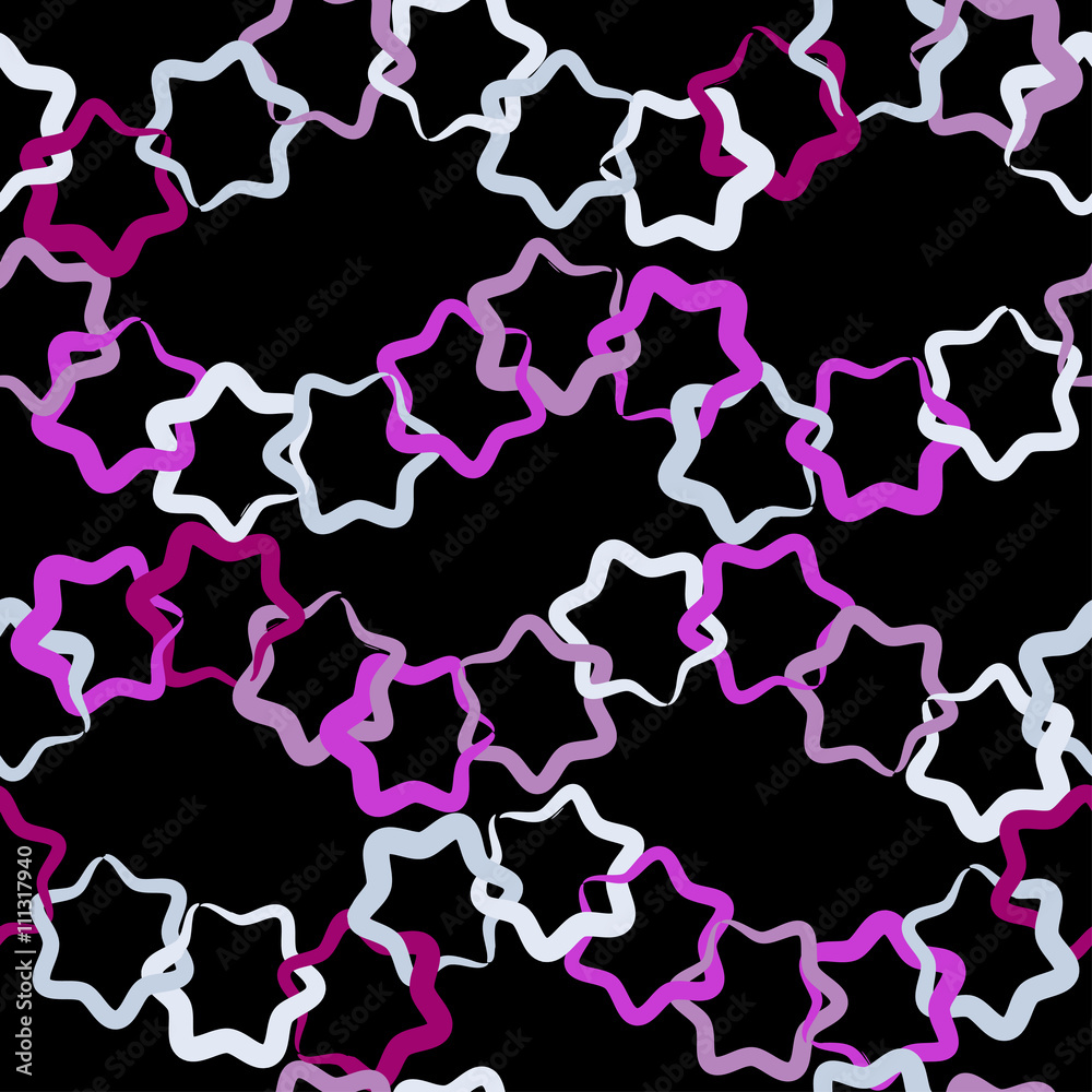 Cute vector geometric seamless pattern. Brush strokes and stars. Hand drawn grunge texture. Abstract forms. Endless texture can be used for printing onto fabric or paper Cute vector geometric seamless pattern. Brush strokes and stars. Hand drawn grunge texture. Abstract forms. Endless texture can be used for printing onto fabric or paper