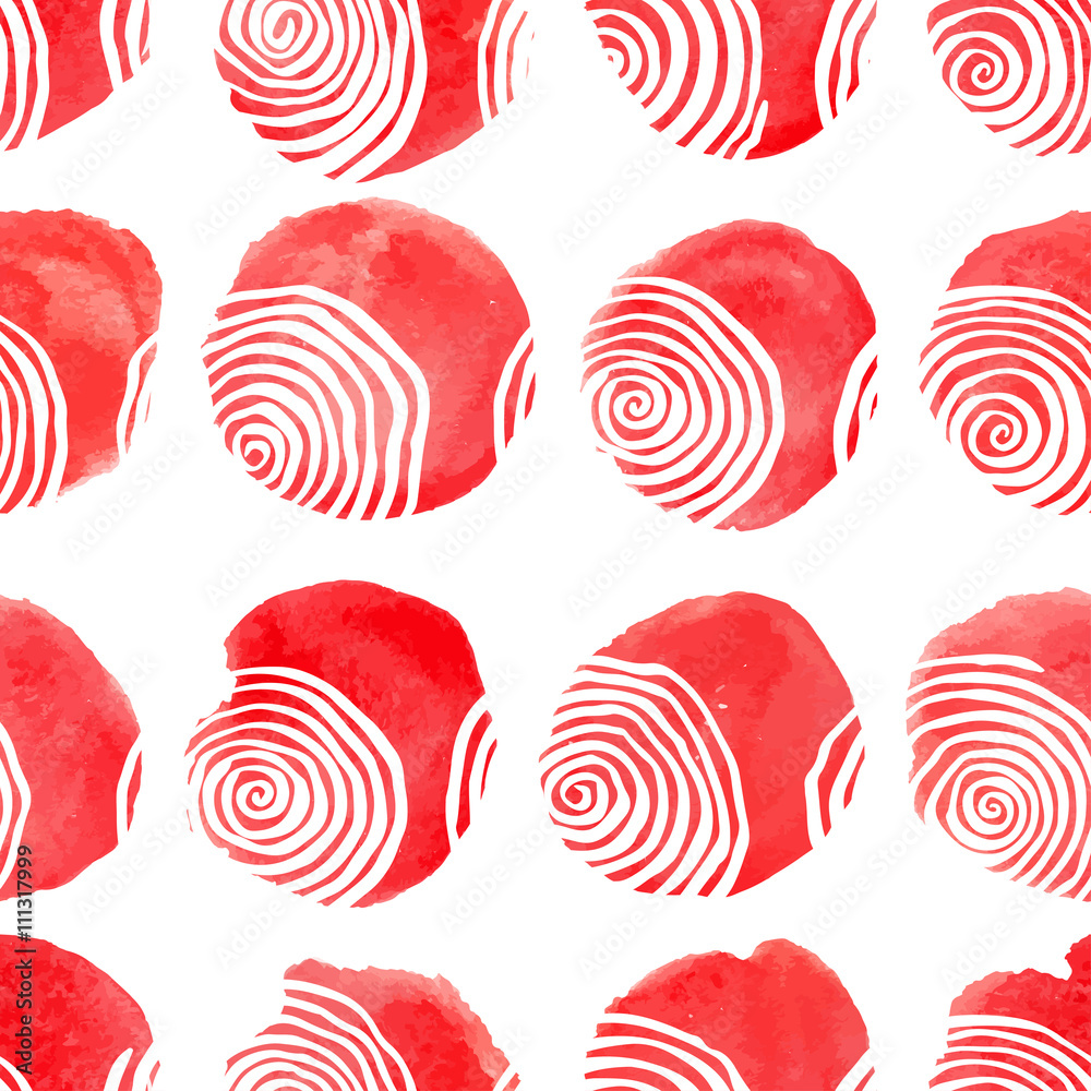 red watercolor circles and white spirals red watercolor circles and white spirals