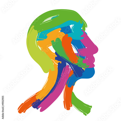 Visage - Profil - Couleurs 