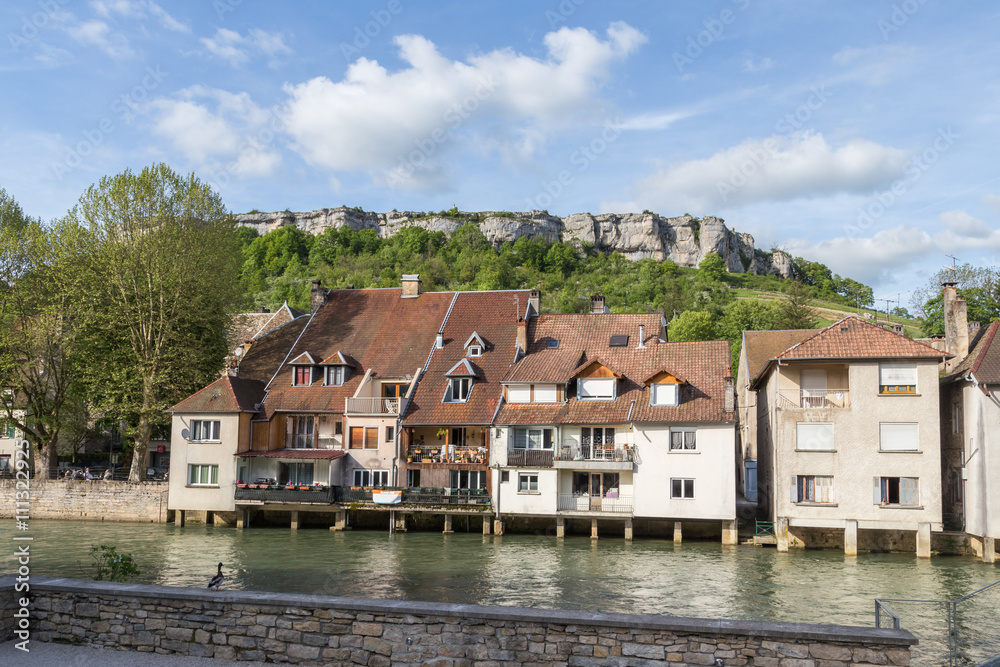 Naklejka premium Au bord de la Loue