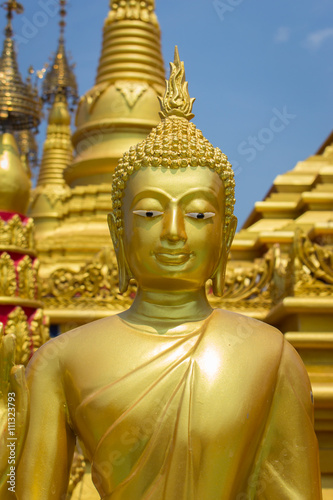 Thai Golden Buddha Statue. Buddha Statue in Thailand