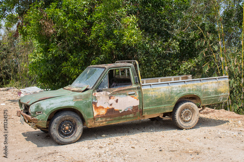 Old car left homeless