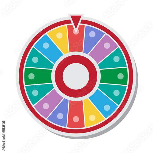 Wheel of fortune vector illustration
