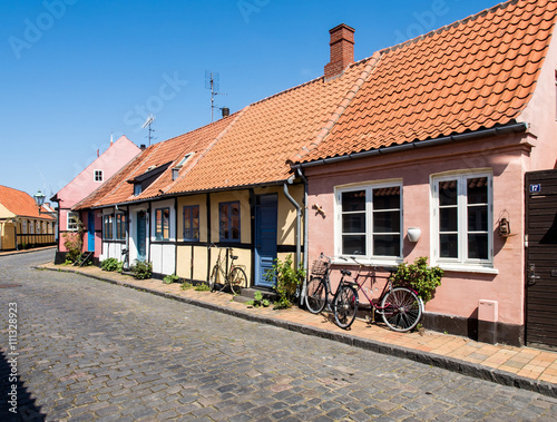 Obraz na płótnie In der Altstadt von Rønne w salonie