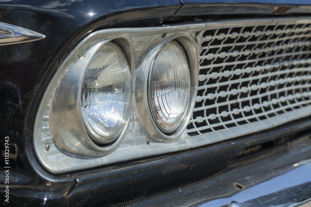 retro car light