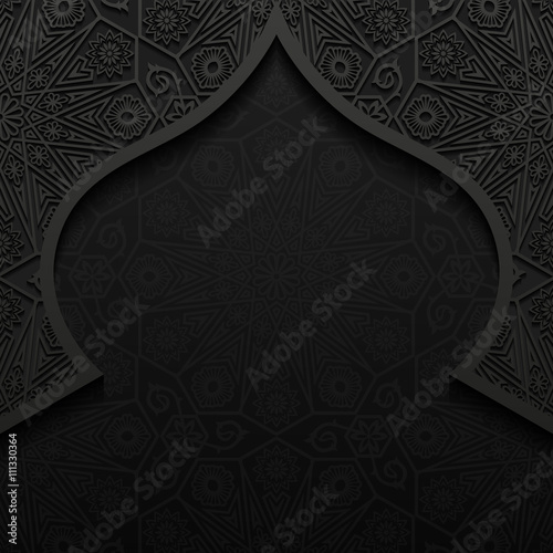 Abstract background with traditional ornament
