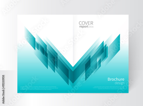 Cover design. Brochure, flyer, annual report cover template. modern Geometric Abstract background.Blue diagonal lines. vector-stock illustration EPS 10
