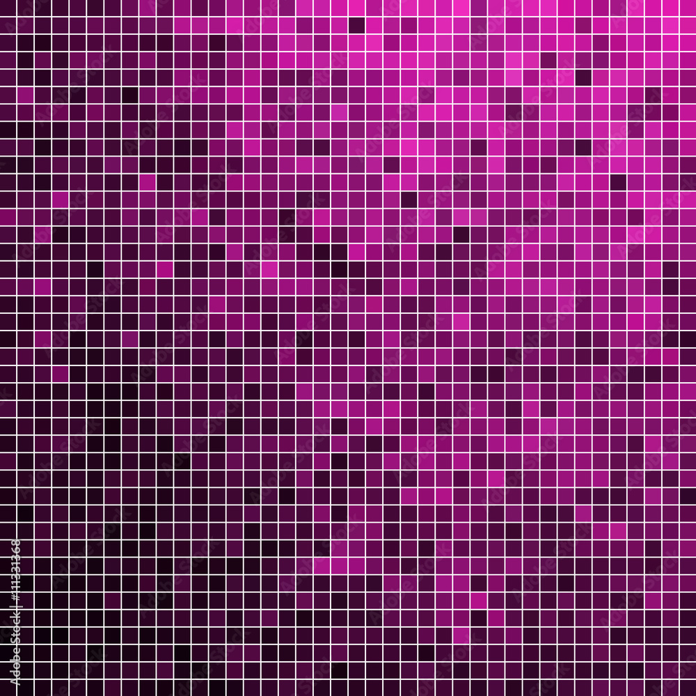 abstract vector square pixel mosaic background