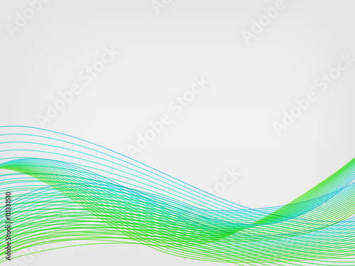 abstract vector waved line background