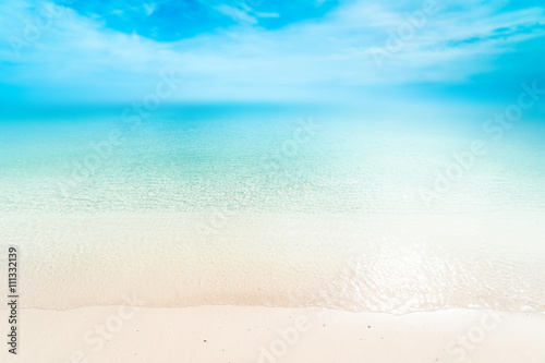 .Vintage Beach background / Beautiful sea summer or spring abstr