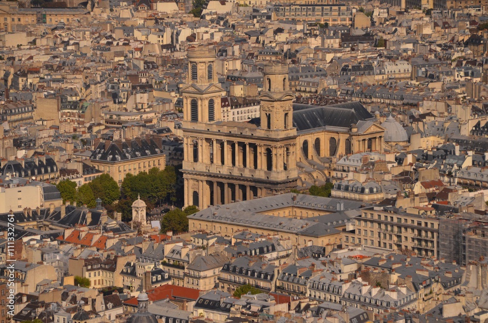 Aerial view of Saint-Sulpice