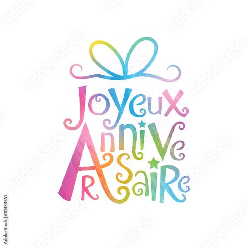 Carte JOYEUX ANNIVERSAIRE  photo