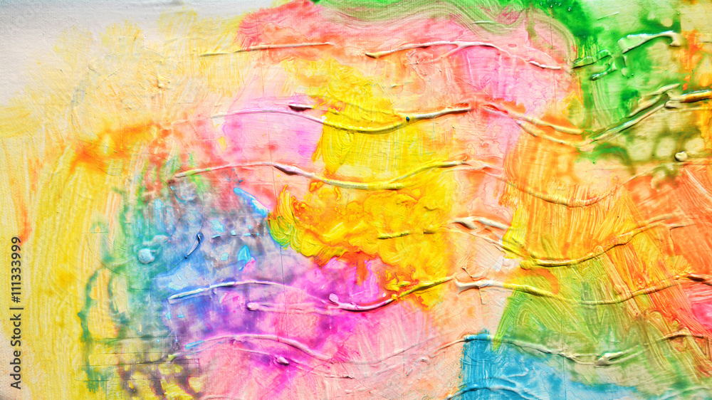 Abstract oil paint texture on canvas, background. Artistic acrylic paint.  Oil painting on canvas. Modern art, contemporary art. Painted wall. Stock  Photo | Adobe Stock