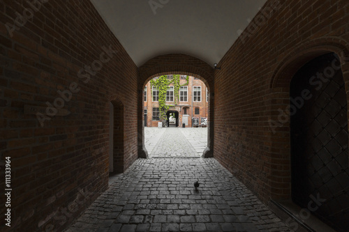 Traditional architecture in famous polish city  Torun  Poland.