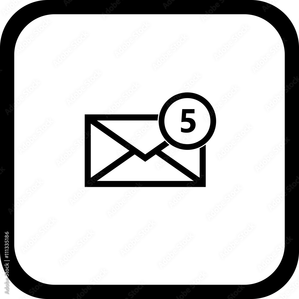 Email symbol letter icon - vector, flat design. Eps 10. Email symbol letter icon - vector, flat design. Eps 10.