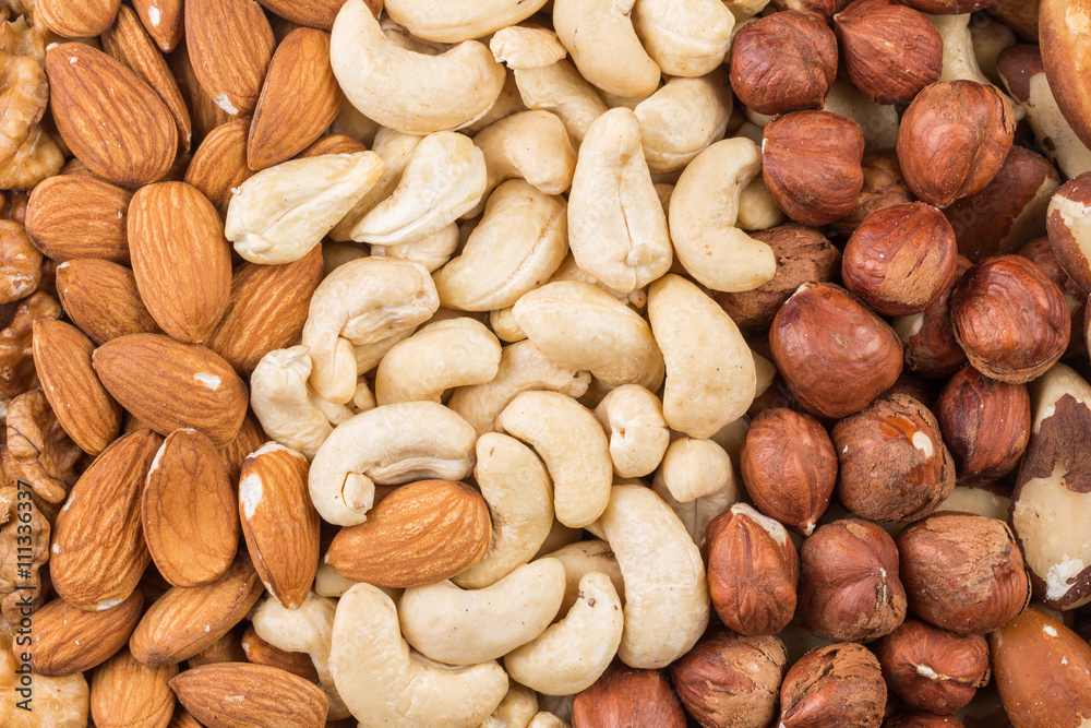 Obraz premium Variety of Mixed Nuts