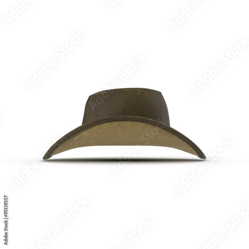 Cowboy hat isolated on white 3D Illustration