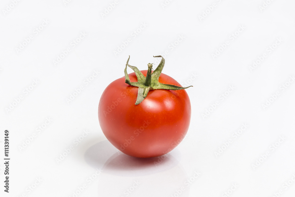 Fresh tomato isolated on white Fresh tomato isolated on white