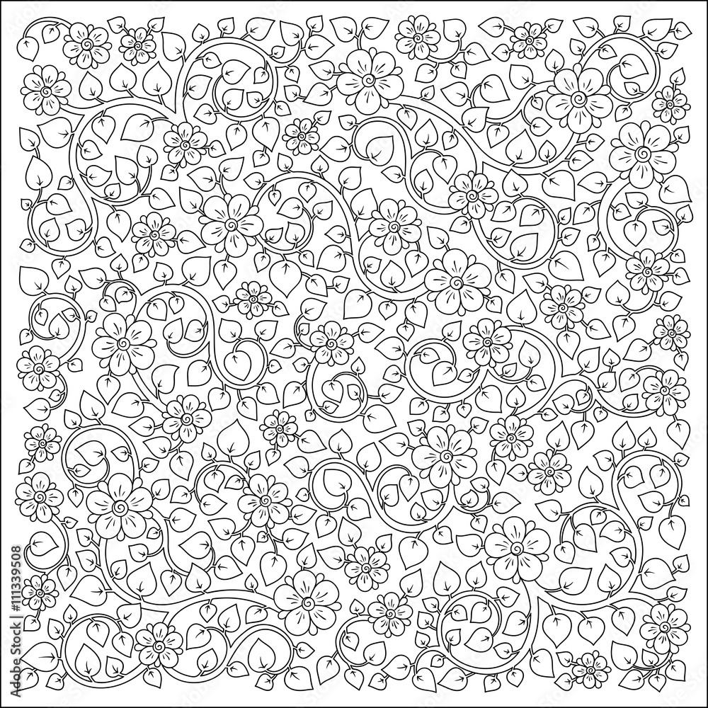 Obraz premium Coloring book for adult and older children.