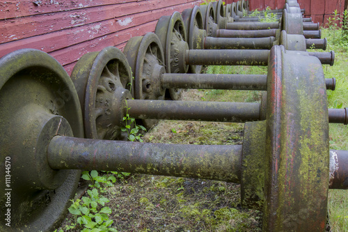 Locomotive axels
