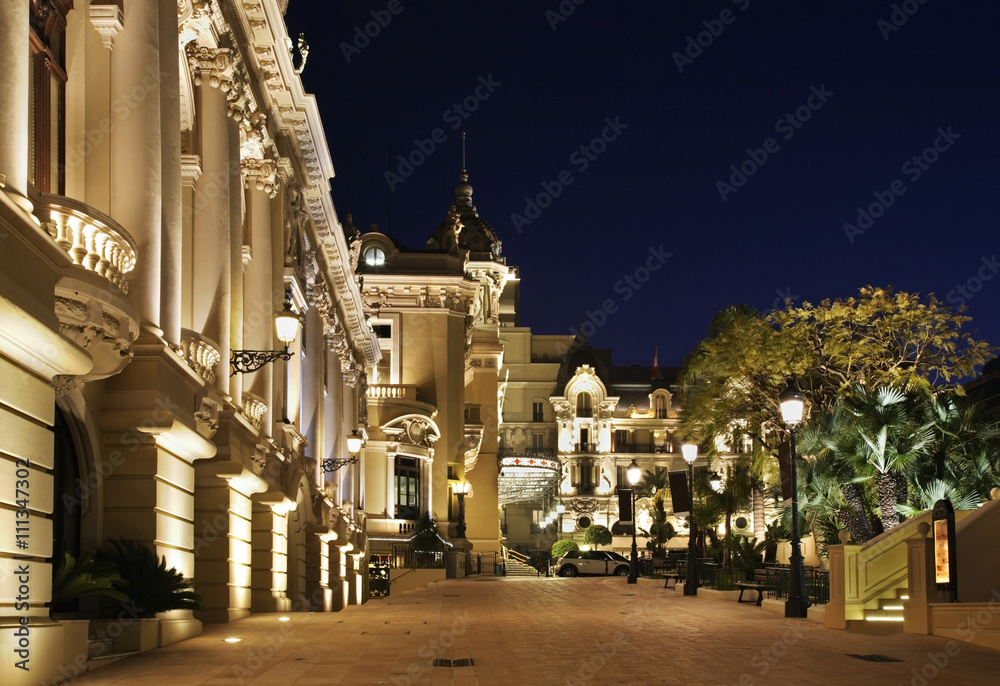Casino in Monte Carlo. Principality of Monaco