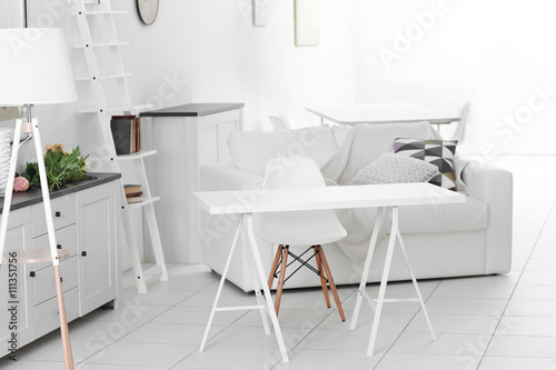 Modern interior of working ...