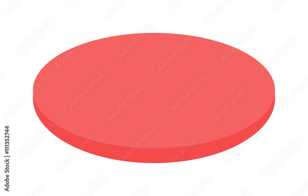 Salami slice vector illustration. Salami slice vector illustration.