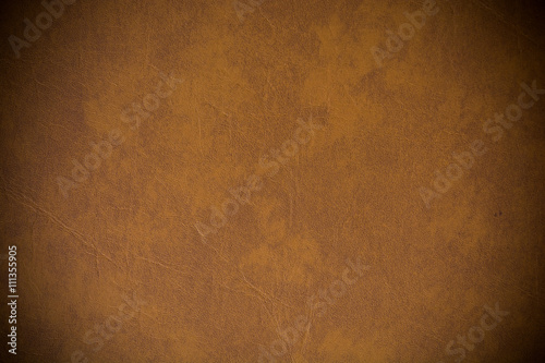 Brown leather close up background