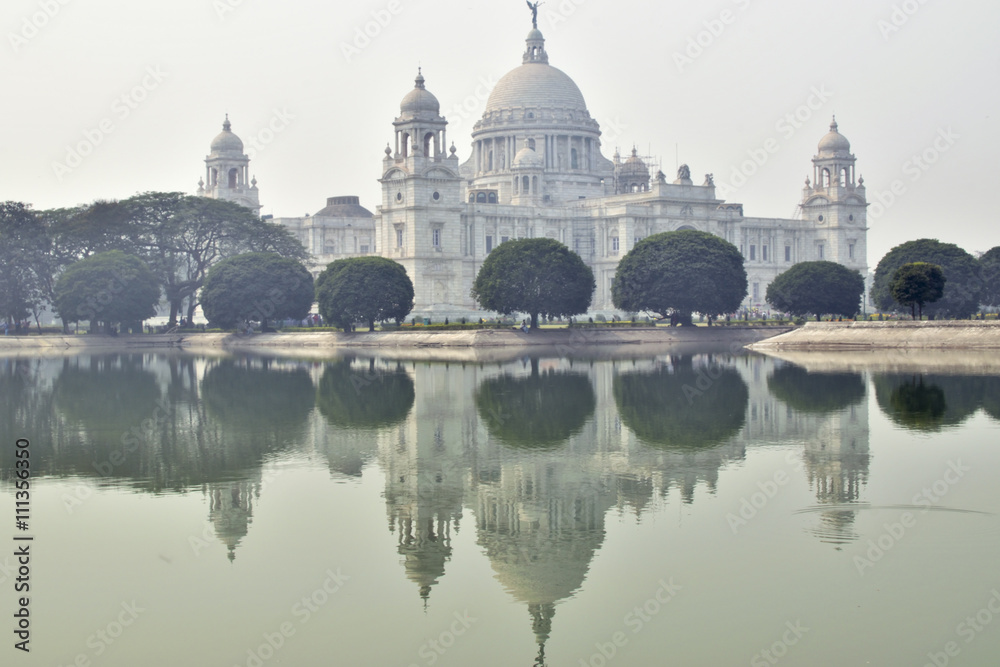 Obraz premium Victoria Memorial, Kolkata , India - Historical monument.