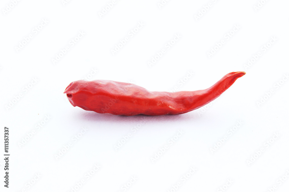 Red Chilli Dry isolated on white background Red Chilli Dry isolated on white background