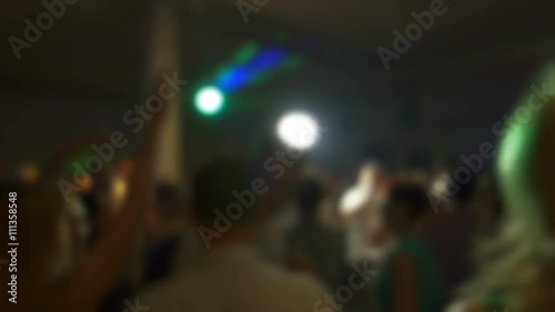 Wallpaper Mural Young unrecognizable people enjoying themselves at the night club  Torontodigital.ca