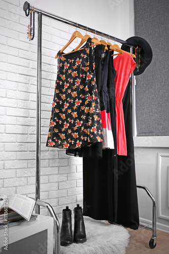 Collection of female clothe...